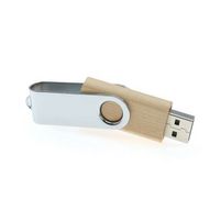 USB-Stick Drehklappe Holz